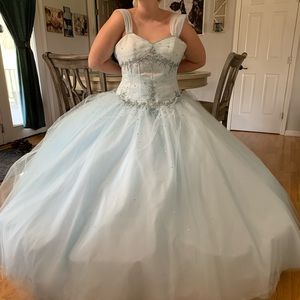 Mori Lee ball gown prom dress